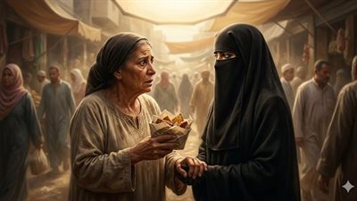 المرأة الصعيدية المنتقبة ل جمال الحفني 
